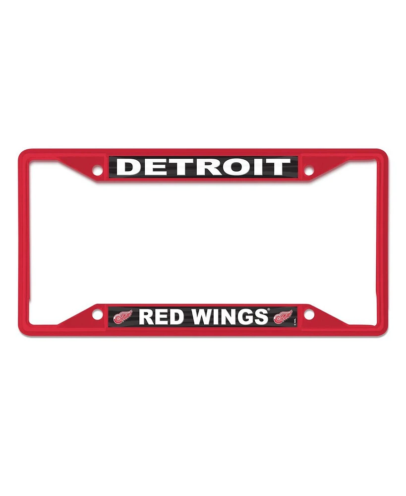 Wincraft Detroit Red Wings Chrome Colored License Plate Frame