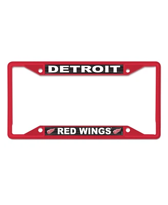 Wincraft Detroit Red Wings Chrome Colored License Plate Frame