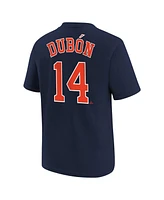 Big Boys Nike Mauricio Dubon Navy Houston Astros Name and Number T-shirt