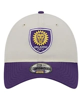 Men's New Era White Orlando City Sc 2024 Kick Off Collection 9TWENTY Adjustable Hat