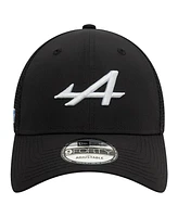 Men's New Era Black Alpine 2024 Team 9FORTY Adjustable Hat