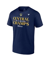 Men's Fanatics Navy Milwaukee Brewers 2023 Nl Central Division Champions Locker Room T-shirt