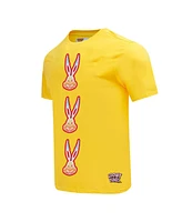 Men's Freeze Max Bugs Bunny Yellow Looney Tunes Acid Colors T-shirt