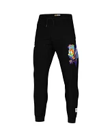 Men's Freeze Max Black Looney Tunes Tweety Bird Splatter Jogger Pants