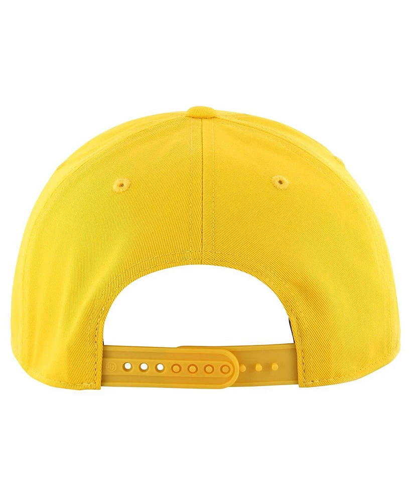 Men's '47 Brand Gold Los Angeles Lakers Overhand Logo Hitch Adjustable Hat