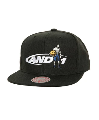 Men's Mitchell & Ness x And 1 Black 30 Years Snapback Hat