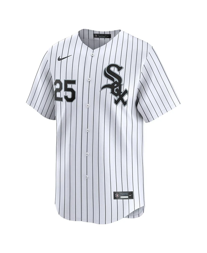 Men's Nike Andrew Vaughn White Chicago Sox Home limited Player Jersey