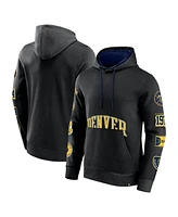 Men's Fanatics Black Denver Nuggets Home Court Pullover Hoodie