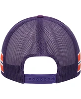 Men's '47 Brand Purple Phoenix Suns Sidebrand Stripes Trucker Adjustable Hat