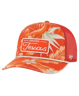 Men's '47 Brand Texas Orange Texas Longhorns Tropicalia Hitch Adjustable Hat