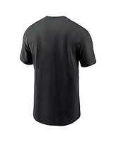 Men's Nike Black Cincinnati Reds City Connect Wordmark T-shirt