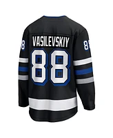 Men's Fanatics Andrei Vasilevskiy Black Tampa Bay Lightning Alternate Premier Breakaway Player Jersey