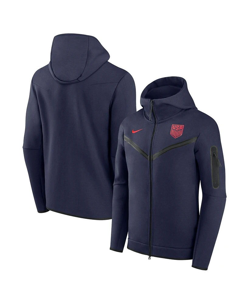 Men's Nike Navy Usmnt Tech Fleece Full-Zip Hoodie Jacket