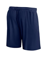 Men's Fanatics Navy Indiana Pacers Post Up Mesh Shorts