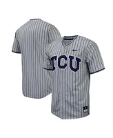 Men's Nike Tcu Horned Frogs Pinstripe Replica Baseball Jersey