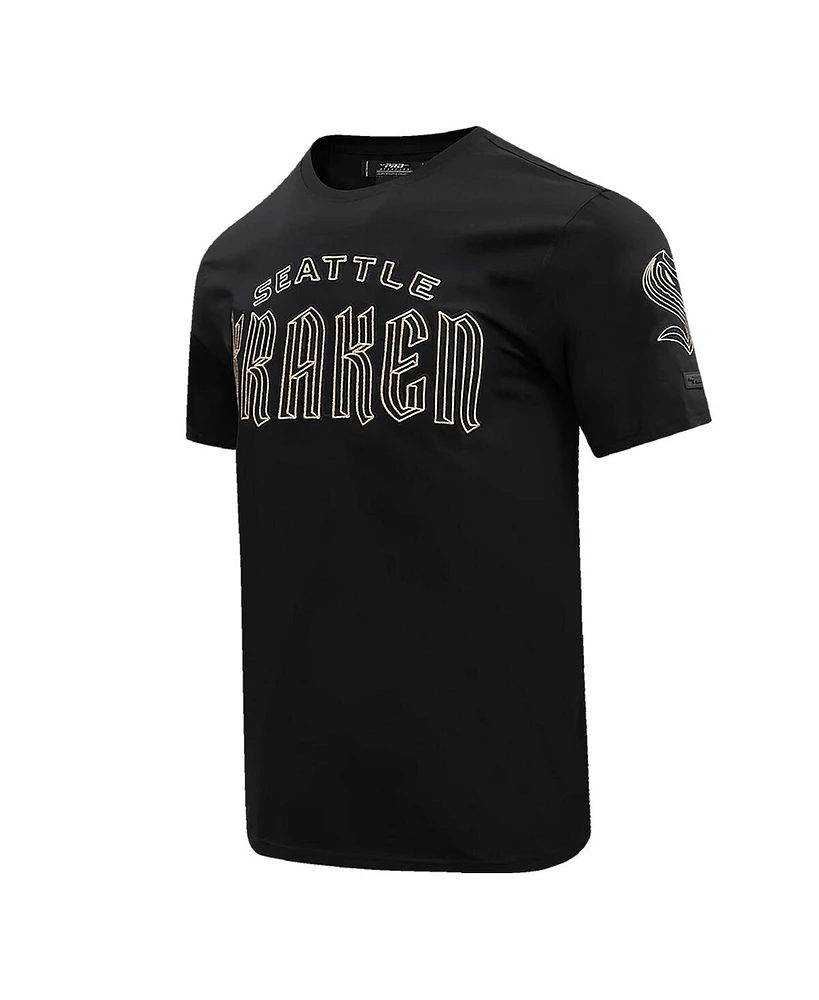 Men's Pro Standard Black Seattle Kraken Wordmark T-shirt