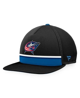 Men's Fanatics Black Columbus Blue Jackets Special Edition Trucker Adjustable Hat
