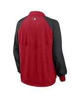 Women's Nike Red Cincinnati Reds Authentic Collection Team Raglan Performance Full-Zip Jacket