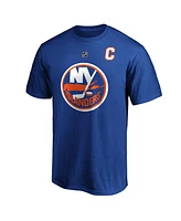 Men's Fanatics Anders Lee Royal New York Islanders Authentic Stack Name and Number T-shirt