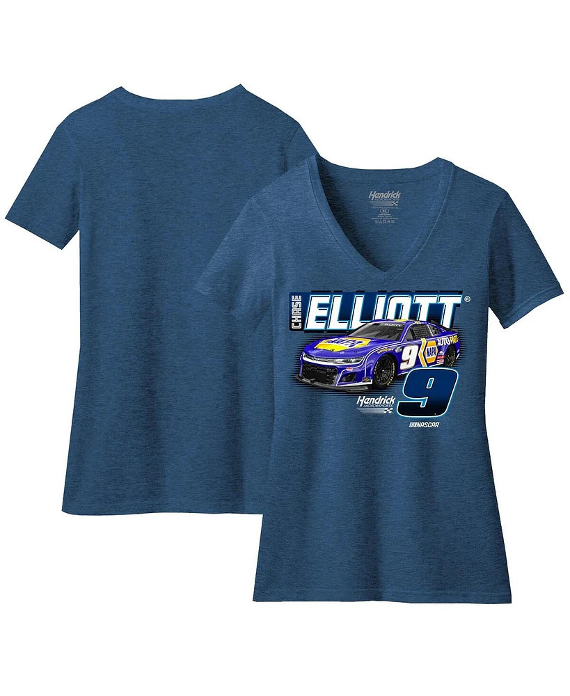 Women's Hendrick Motorsports Team Collection Royal Chase Elliott V-Neck T-shirt