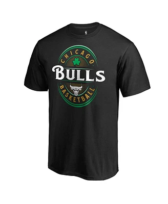 Men's Fanatics Black Chicago Bulls Forever Lucky T-shirt
