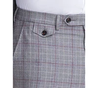 Tayion Collection Men's Classic-Fit Plaid Suit Pants