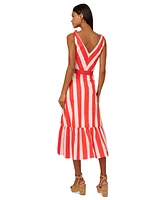 Adrianna by Papell Women's Striped Midi Dress