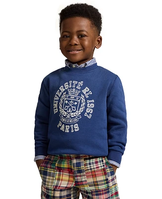 Polo Ralph Lauren Toddler and Little Boys Fleece Graphic Sweatshirt