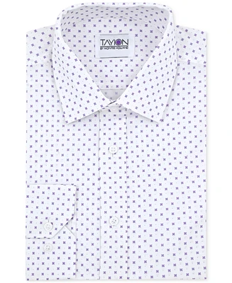 Tayion Collection Men's Geo-Print Dress Shirt