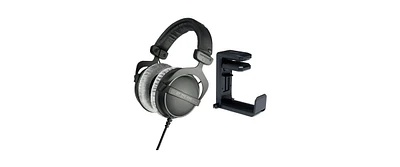 Beyerdynamic Dt 770 Pro 80 Ohm Over-Ear Studio Headphones (Black) Bundle