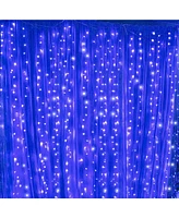 Twinkle Star Curtain String Lights 8 Modes Fairy Hanging for Home Decor 6.6FT x 9.8FT