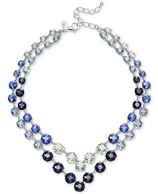 I.n.c. International Concepts Mixed Stone Layered Collar Necklace, 16-3/4" + 3" extender, Created for Macy's
