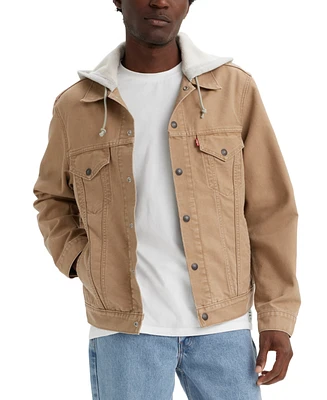 Levi's Men's Relaxed-Fit Hooded Trucker Jacket
