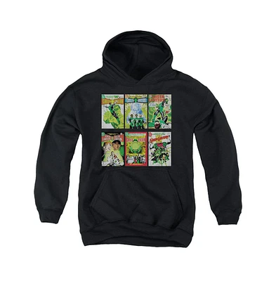 Green Lantern Boys Youth Gl Covers Pull Over Hoodie / Hooded Sweatshirt