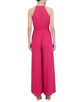 Vince Camuto Women's Chiffon Halter-Neck Wide-Leg Jumpsuit