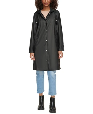 Levi's Women's Long Hooded Rain Coat