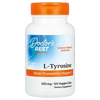 Doctor's Best L-Tyrosine 500 mg - 120 Veggie Caps - Assorted Pre