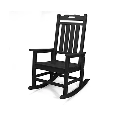 ResinTEAK Outdoor Rocking Chair For Fire Pits, Patio, Porch, and Deck, New Classic Collection