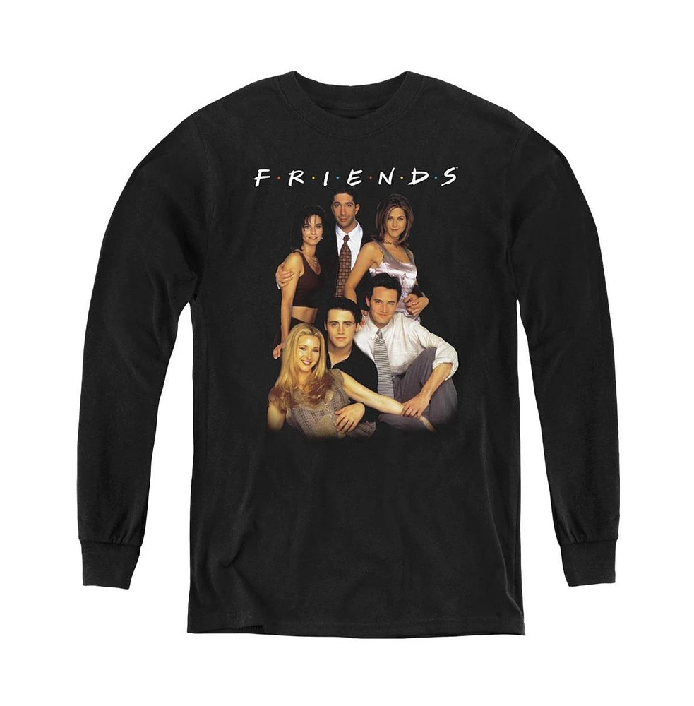 Friends Boys Youth Stand Together Long Sleeve Sweatshirt