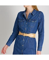 Levi's Women's Corset Style Laser Cut High Waist Belt