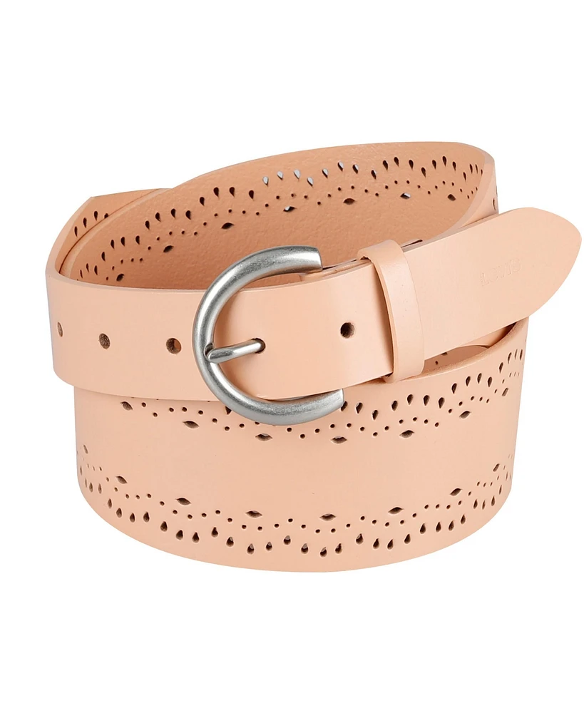 Levi's Women's Corset Style Laser Cut High Waist Belt