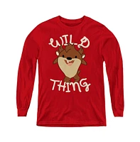 Looney Tunes Boys Youth Wild Thing Long Sleeve Sweatshirt