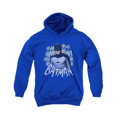 Batman Boys Classic Tv Youth Theme Song Pull Over Hoodie / Hooded Sweatshirt