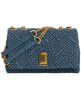 Karl Lagerfeld Paris Lafayette Small Denim Shoulder Bag