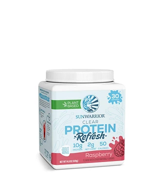 Sunwarrior Clear Protein Refresh Protein Powder, Plant Based Protein Powder, Sunwarrior, Raspberry, 420g