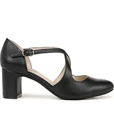 LifeStride Women's Tracy Crisscross Block Heel Pumps