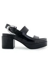 Aerosoles Women's Clarkson Buckle Strap Platform Sandals