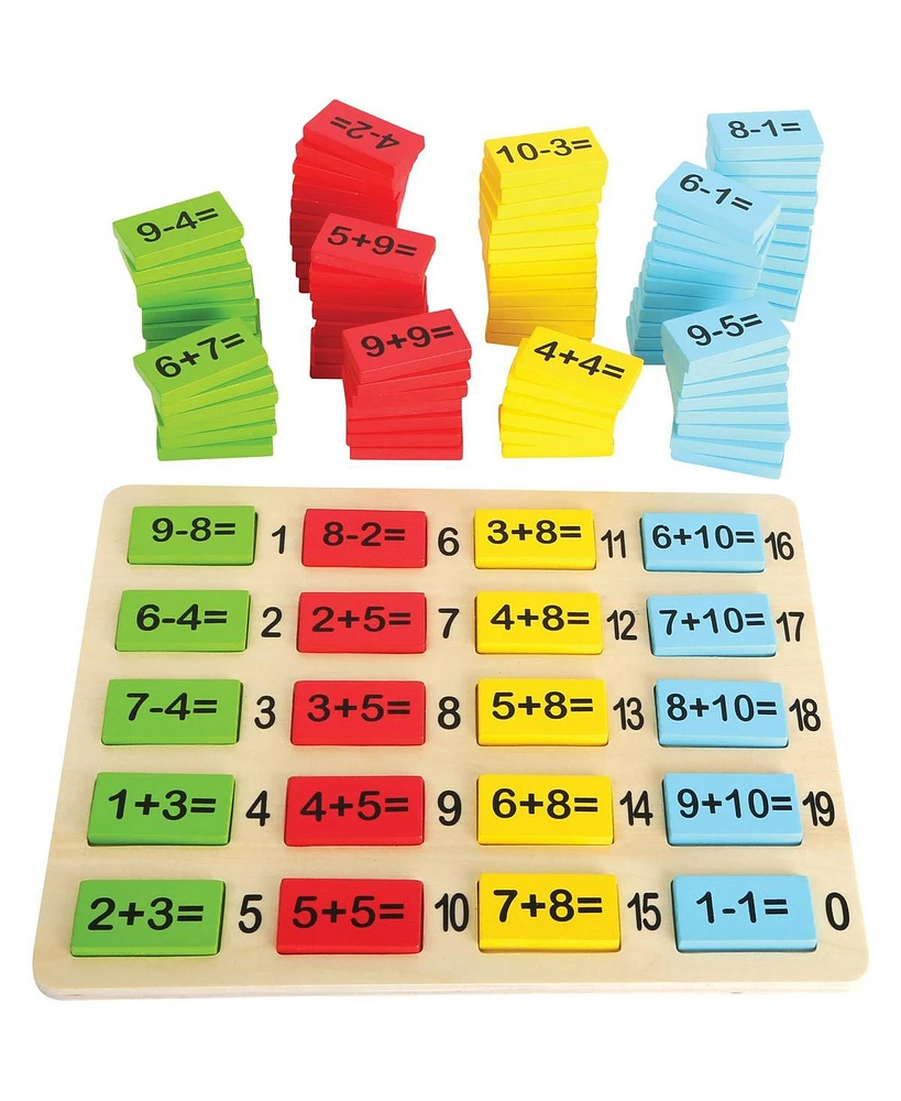 Small Foot Wooden Math Number Tiles Educational Toy