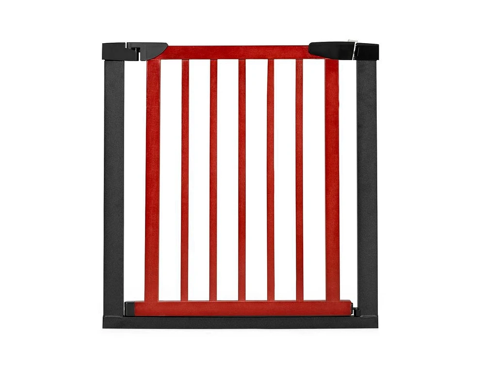 Slickblue Boys Extendable Safety Gate for Baby and Pet-Red