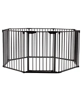 Slickblue Girls 8 Panel Metal Gate Multifunction Baby Pet Safe Playpen